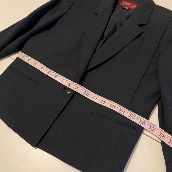 80’s Mary Poppins fitted MIDI SKIRT suit 🐦⬛ - Picture 12 of 14